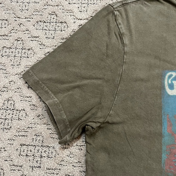 🐢 '24 Grateful Dead Band Retro Look Bertha Large Face Green/Grey Text Lucky Tee - Picture 4 of 11